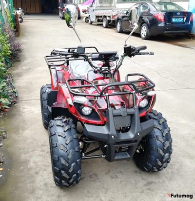 Квадроцикл GreenCamel Атакама T120 (48V 800W R8 Цепной привод) Армейский-красный