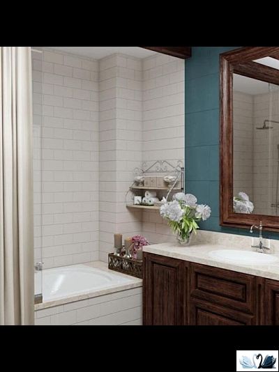 Плитка Belani Матео 25 х 7,5 см белый Береза керамика