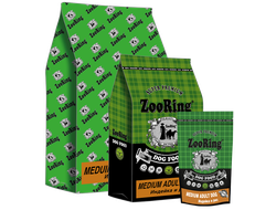 КОРМ ДЛЯ СОБАК ZOORING MEDIUM ADULT DOG ИНДЕЙКА И РИС 10 кг