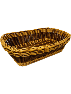 Корзина 290 х 200 х 80 мм, полипропилен, цвет коричневый