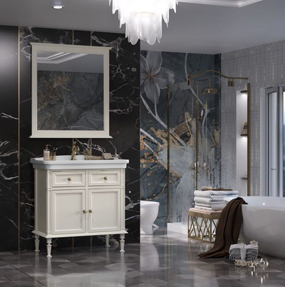 Тумба с раковиной Opadiris Кантара 85 слоновая кость