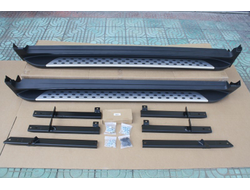 Пороги OEM на Nissan X-trail (2014-...)