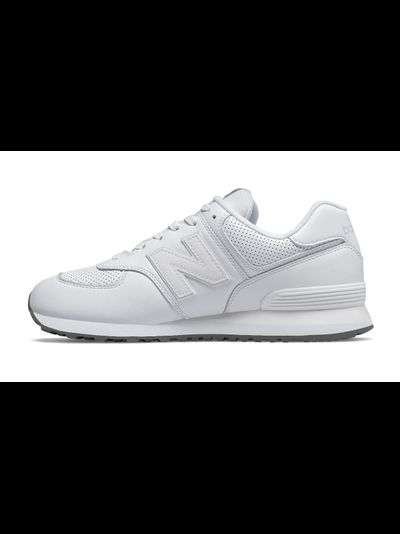 New Balance 574 White Leather