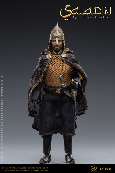 Саладин, Салах ад-Дин ("Царствие Небесное") - Коллекционная ФИГУРКА 1/6 "Nothing, Everything” Saladin Fine copper handmade armor (EX035) - POPTOYS