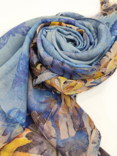 Павловопосадский палантин 10224-13