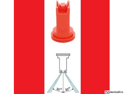 Распылитель Geoline EZK TWIN 110-04 крас. (пластм.) с подачей воздуха