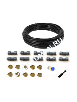 Комплект туманообразования на 10 форсунок от водопровода