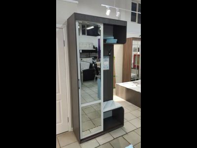 Прихожая Варда ясень темный/белый (BTS)