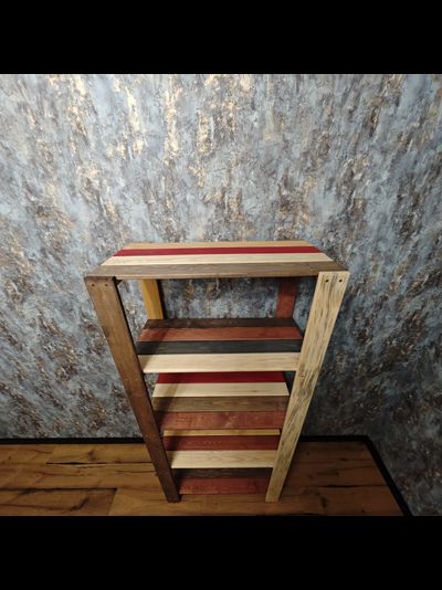 Стеллаж деревянный &quot;Амбарные доски&quot; 180-40-80