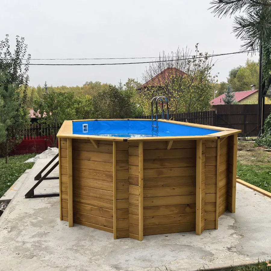 Деревянный бассейн "Ангара" от Кристалл