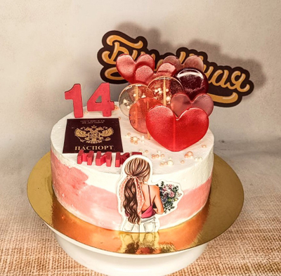 Оформление торта любыми героями на шпажках