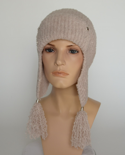 Vizio Италия 9008 UOL ушанка бежевая