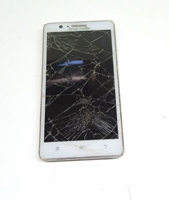 Неисправный телефон Lenovo A536 (нет АКБ, нет задней крышки, разбит экран, не включается)