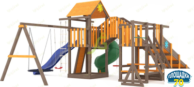 Всесезонная площадка IgraGrad С Мостик 1 с трубой SF1 Сургут