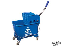 Пластиковое ведро на колёсах 20 л с отжимом