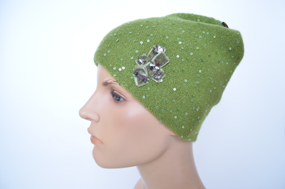 Итальянская зеленая шапка