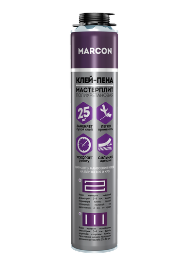 Клей-пена  Мастерплит 750мл
