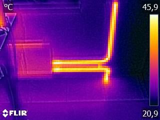 Картинка. Образец термограммы снятой на Flir C3