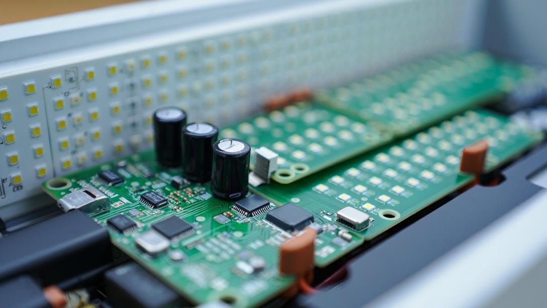 Как запитать офисный потолочный светильник без драйвера - Схематичное изображение