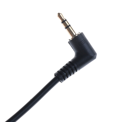 Стерео кабель TRS - TRS «мини джек / мини джек» (угловой L-type 3,5 мм), 18 cm (поштучно)