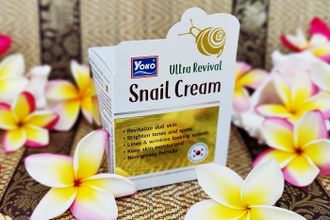 Купить тайский крем для лица со стволовыми клетками улиток YOKO Revival Snail Cream 25 мл отзывы