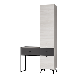 Прихожая Норд ПР-06 Ясень белый/Меренго, Ш1201ХВ2274ХГ422 мм