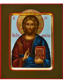 Господь Вседержитель (Спаситель). Рукописная икона.