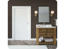 Декоративная стеновая панель Grace 3D RAIL Махагон