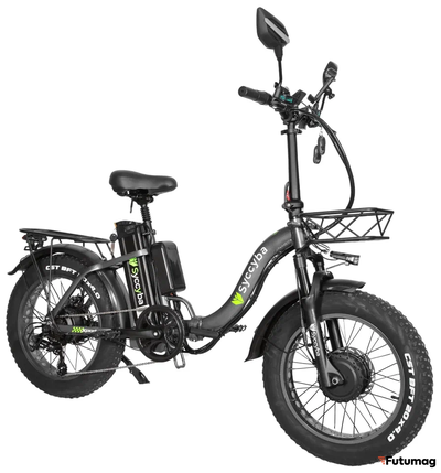 Электровелосипед Syccyba H2 (F11) DUAL 23AH серый