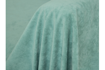 (АРБ) Велюр "Романс" (Romance)-MINT.

Состав: полиэстер (PES) 100%.
Плотность: 270 г/кв.м.
Устойчивость к истиранию >100 000 циклов.
Ширина: 140 см.
Производитель: Китай.

Внимание! Цвет материала может быть искажен настройками монитора.