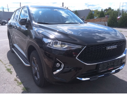 Пороги с накладным листом d53 для Haval F7 (2019-2022)