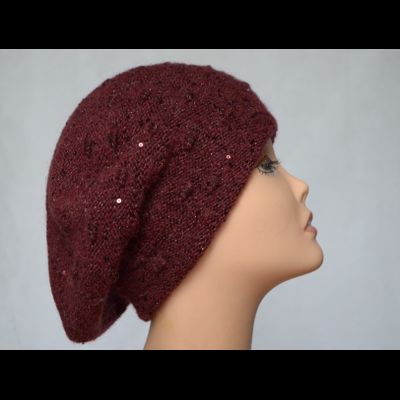 Vizio 4971 женский берет Италия берет бордовый