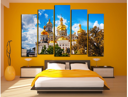 Модульная картина "Белая церковь"