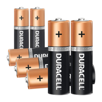 Батарейки DURACELL Basic, AA (LR06, 15А), алкалиновые, КОМПЛЕКТ 12 шт., в блистере