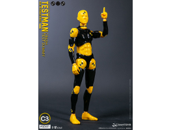Желтый манекен для краш-тестов - Коллекционная фигурка 1/12 SCALE Action Figure Testman C3 (DPS10) - DAMTOYS
