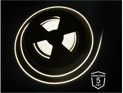 Лента св-дная ВРЕЗНАЯ 2835, 600LED, 12V, ТЕПЛЫЙ белый (4000-4400к)  7,5W/5м, 4мм, IP20 (15.0348)  AQ