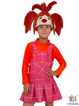 Лиза серия Барбоскины (маска, сарафан, кофта)  (4-5 лет, рост 104-110 см, р-р28-30)