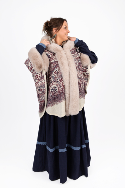 Накидка теплая "Огурцы"