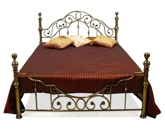 Кровать металлическая VICTORIA 160x200 см Античная медь