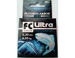 Леска AQUA FC ULTRA FLUOROCARBON 100% , (0.30) 30м