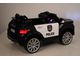 МОТЯ БЕГЕМОТ - Детский электромобиль E555KX. Полиция черный с нагрузкой до 30 кг