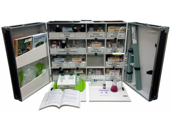 Школьная портативная специализированная химико-экологическая лаборатория ШХЭЛ (учебно-методический комплект, 1+1)