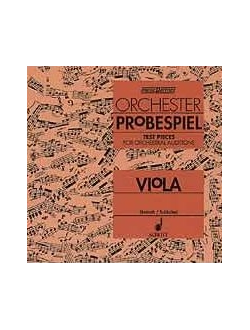 CD Test Pieces for Orchestral Auditions Viola