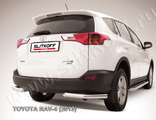 Защита заднего бампер (уголки) TOYOTA RAV4 (2012-2015) Slitkoff, Россия