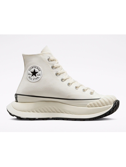 Кеды Converse Chuck Taylor 70 AT-CX белые высокие на платформе A01682C фото