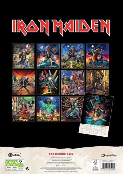Iron Maiden Official Календарь 2026