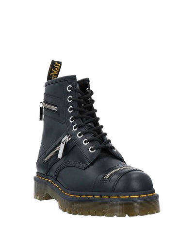 Ботинки Dr. Martens 1460 черные с молнией