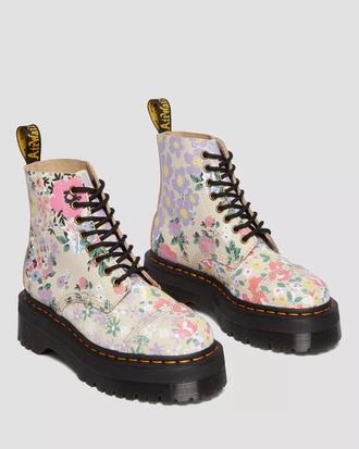 Ботинки Dr. Martens Sinclair Floral Parchment Beige