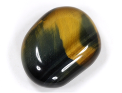 Тигрово-соколиный глаз, полировка плоская, ЮАР (30*24*10 мм, 14 г) №35697