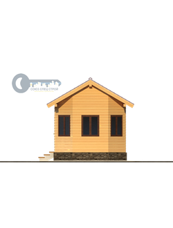 Б-21 ГАБАРИТНЫЕ РАЗМЕРЫ: (4Х5М) 1 ЭТАЖ, ОБЩАЯ ПЛОЩАДЬ: 18М²